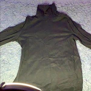 black turtle neck